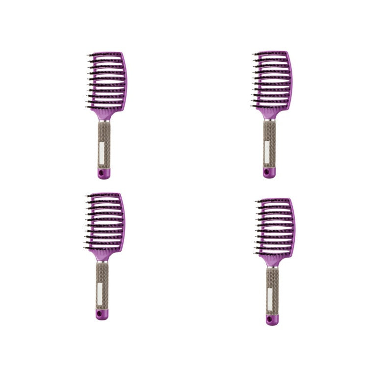 Hairbrush Anti Klit Brushy Haarborstel Women Detangler Hair Brush Bristle Nylon Scalp Massage  Teaser Hair Brush Comb - XMART
