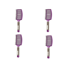 Hairbrush Anti Klit Brushy Haarborstel Women Detangler Hair Brush Bristle Nylon Scalp Massage  Teaser Hair Brush Comb - XMART
