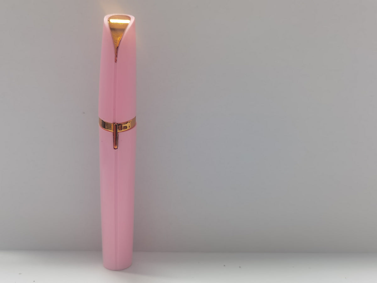 Mini Electric Eyebrow Trimmer Lipstick Brows Pen Hair Remover Painless Razor Epilator with LED Light - XMART