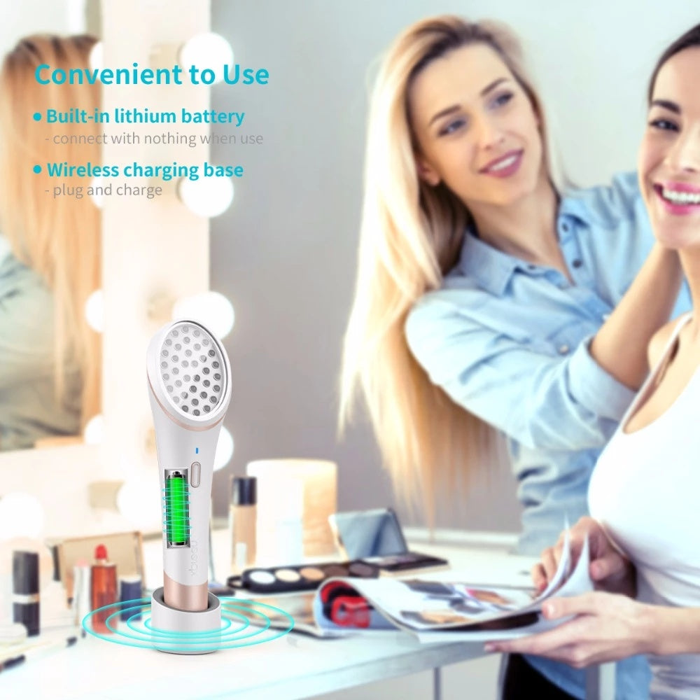 Acne Light Therapy Xpreen Wireless Rechargeable Light Acne Treatment Device Acne Clearing Eraser with Blue Light and Red Light - XMART