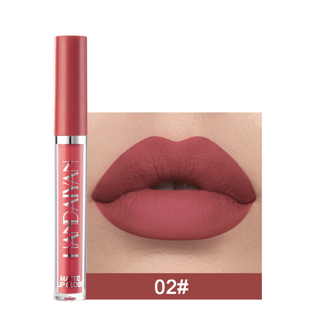 Matte Non-stick Cup Lip Gloss, Non-fading Matte Liquid Lipstick - XMART