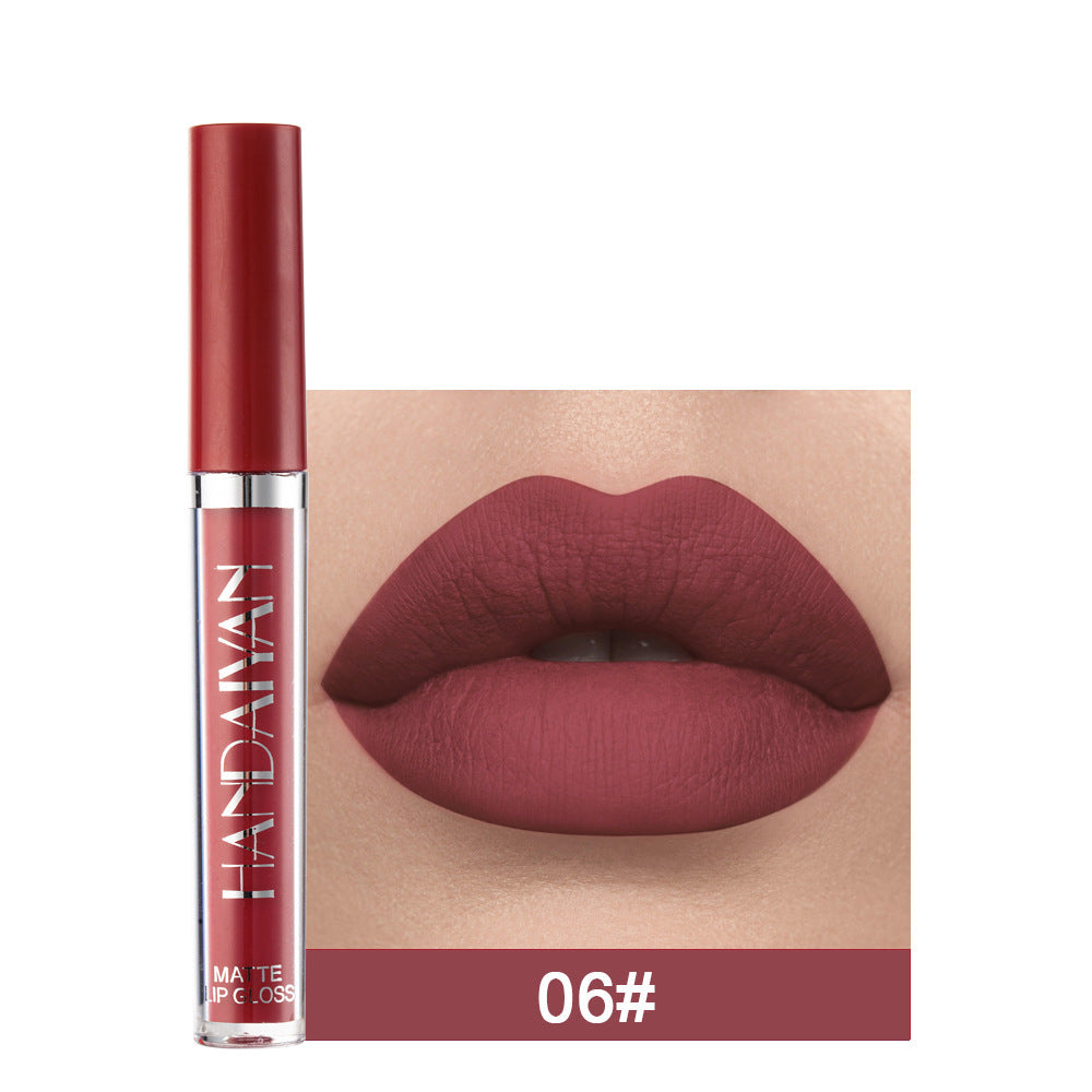 Matte Non-stick Cup Lip Gloss, Non-fading Matte Liquid Lipstick - XMART