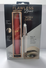 Mini Electric Eyebrow Trimmer Lipstick Brows Pen Hair Remover Painless Razor Epilator with LED Light - XMART