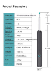 Wireless Smart HD Endoscope Luminous Ear Pick Ear Picking Tools - XMART