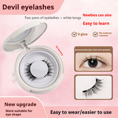 Magnetic Suction False Eyelashes Little Devil Supernatural Magnet Suit - XMART