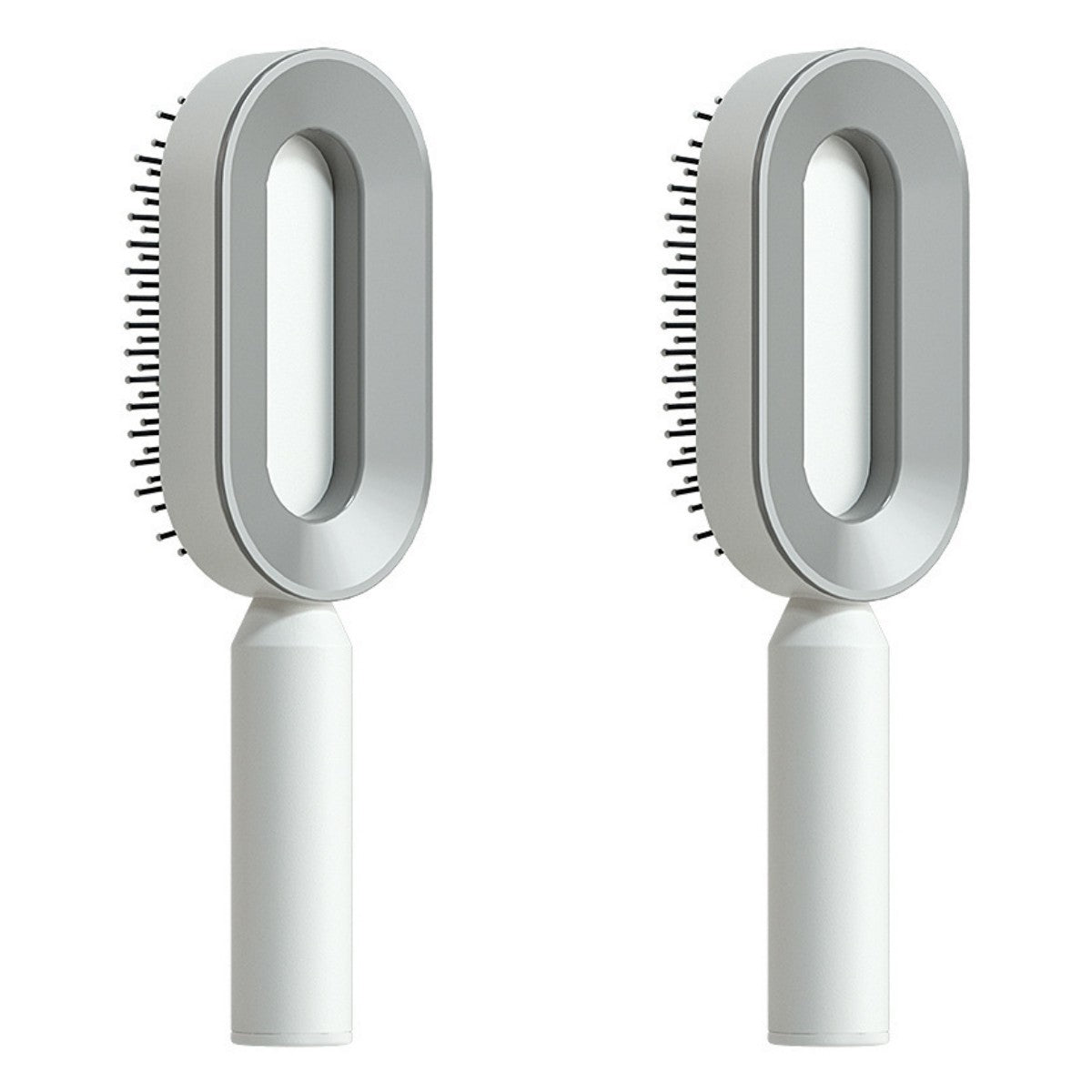 Self Cleaning Hair Brush For Women One-key Cleaning Hair Loss Airbag Massage Scalp Comb Anti-Static Hairbrush - XMART